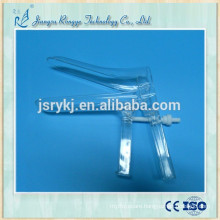 Disposable plastic speculum vaginal for woman use